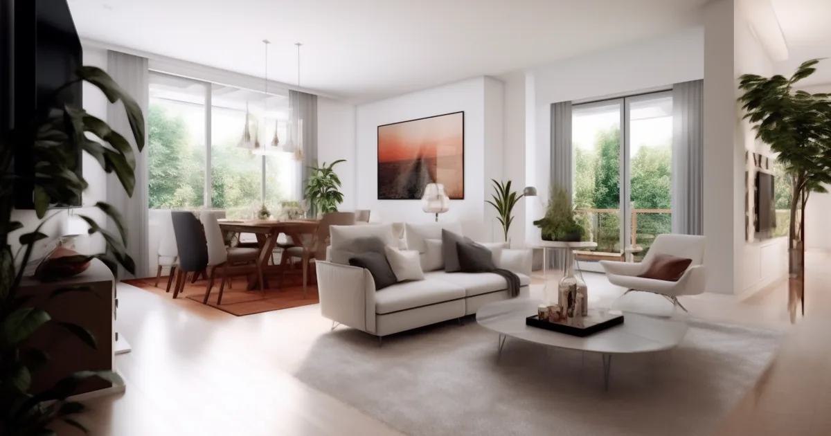 Gemütliches Apartment-Wohnzimmer – Kurzzeit vs. Dauervermietung
